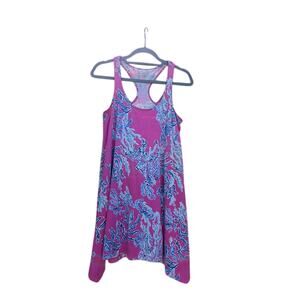 Lilly‎ Pulitzer XS Monterey Dress Coral Print Tank Dress